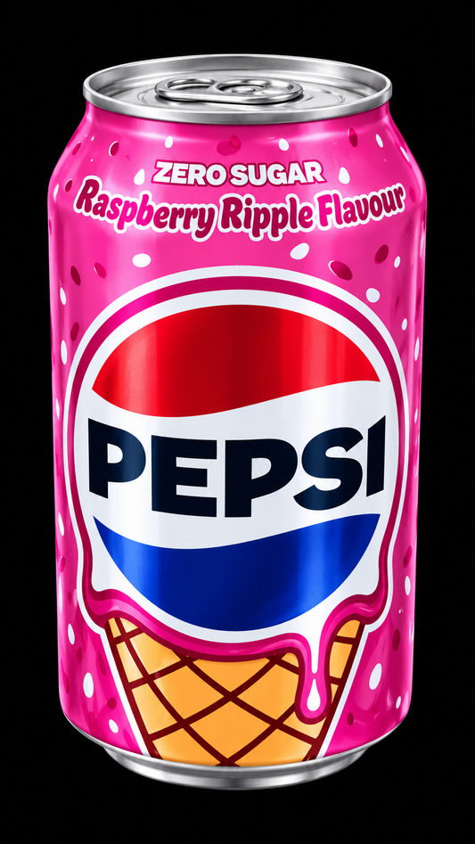 Pepsi Raspberry Ripple Flavour (Zero Sugar)