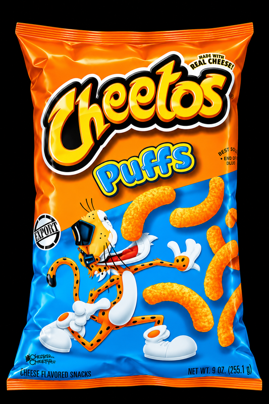 Cheetos Puffs Cheese Flavoured Snacks 255.1g (USA)