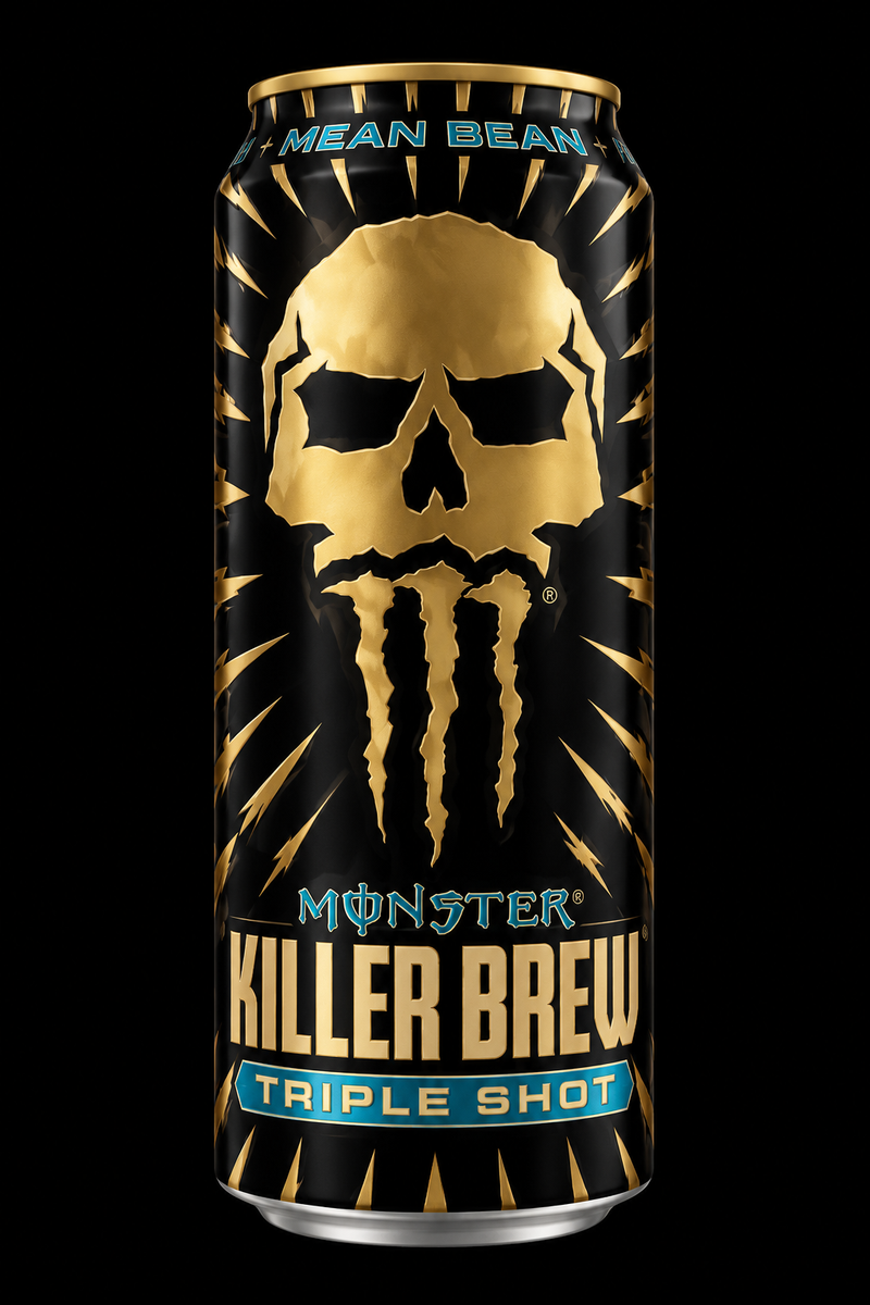 Monster Energy Killer Brew Triple Shot Mean Bean Coffee Energy Drink (DENTED)