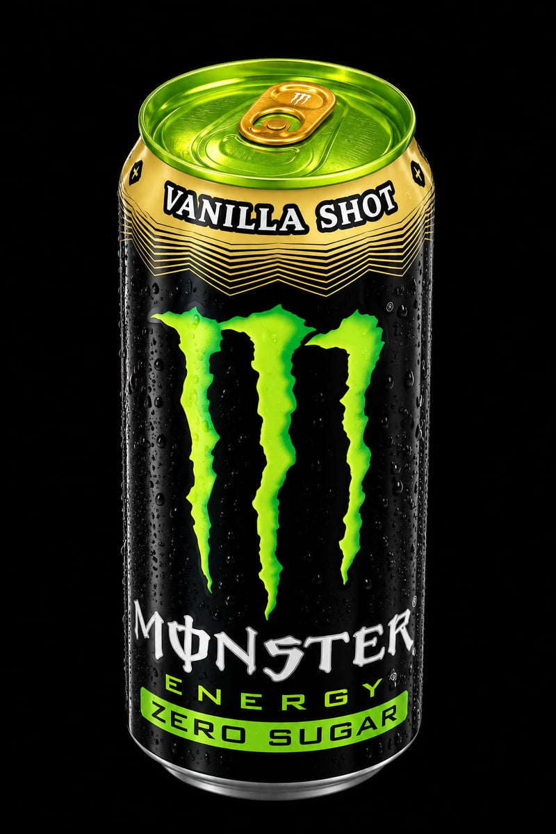 Monster Vanilla Shot Energy Drink Zero Sugar (Gold Tap)
