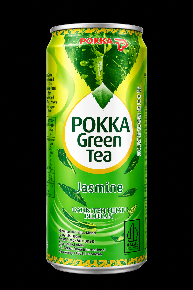 Pokka Jasmine Green Tea 300ml (No Sugar)