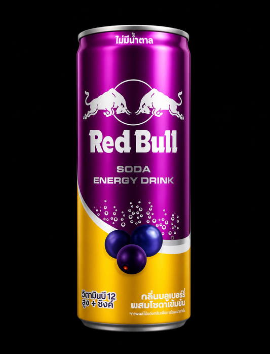 Red Bull Blueberry & Blackcurrant Energy Drink ( Zero Sugar )