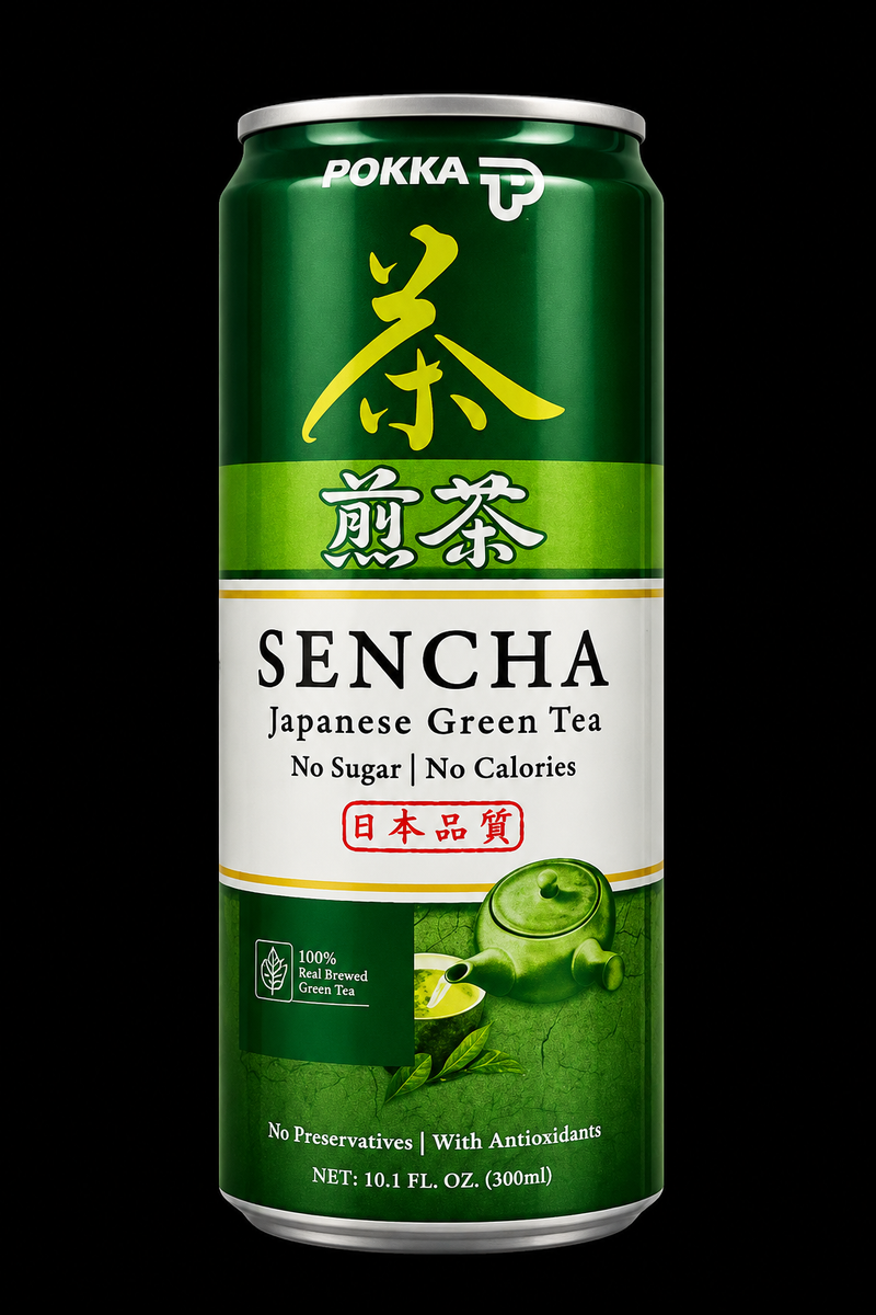 Pokka Sencha Japanese Green Tea 300ml (No Sugar)