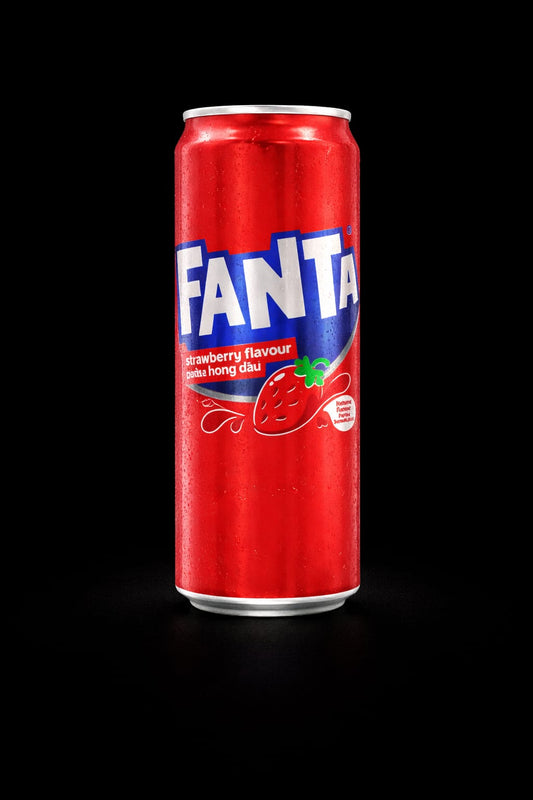 Fanta Strawberry Flavour Carbonated Soft Drink