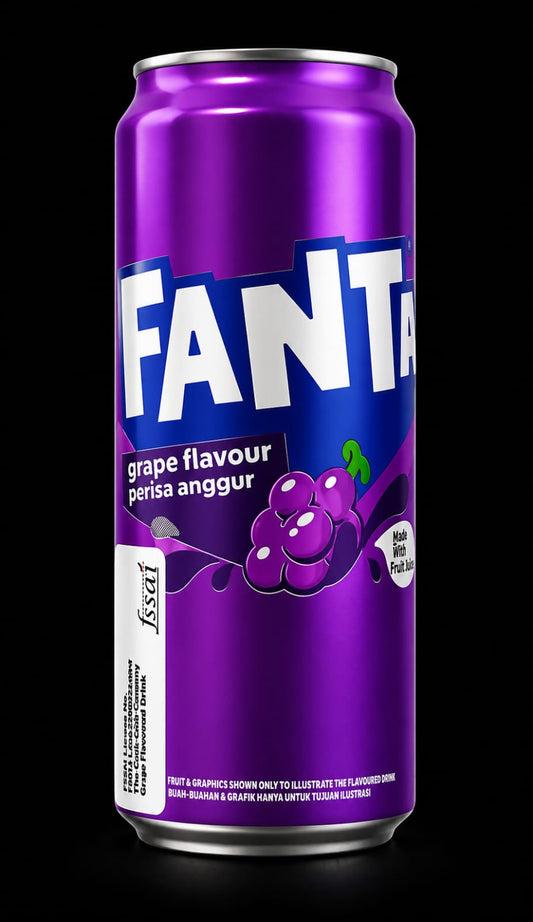 Fanta Grape Flavour Soft Drink (320ml)
