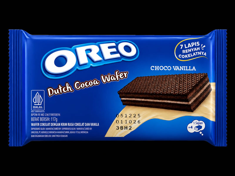 Oreo Dutch Cocoa Wafer Choco Vanilla