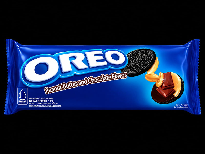 Oreo Peanut Butter & Chocolate Sandwich Cookies