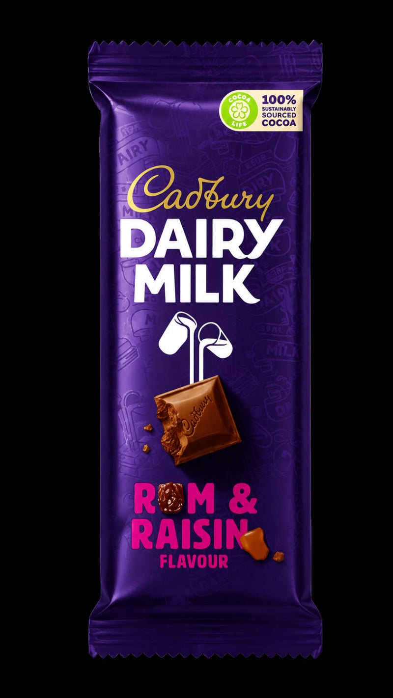 Cadbury Dairy Milk Rum & Raisin Chocolate Bar