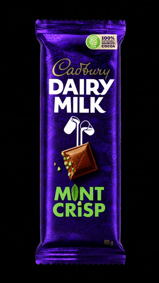 Cadbury Dairy Milk Mint Crisp Chocolate Bar