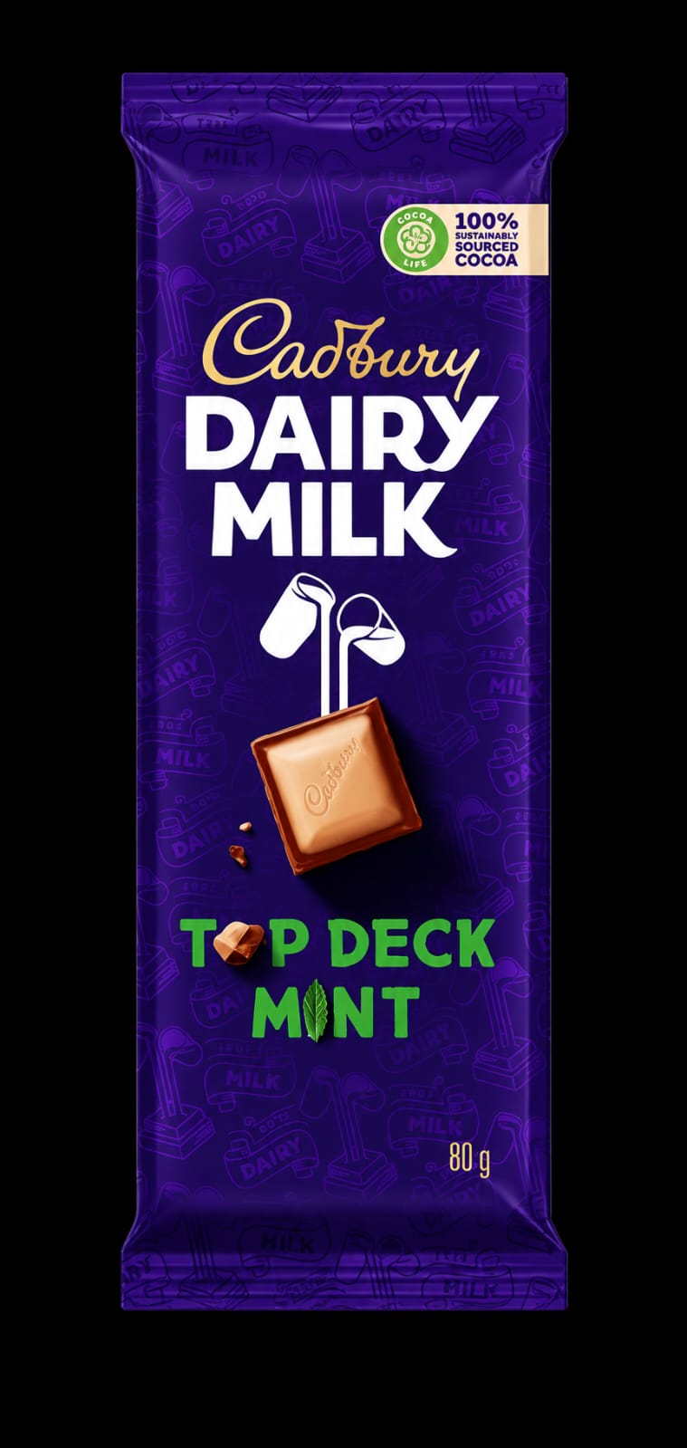 Cadbury Dairy Milk Top Deck Mint Chocolate Bar