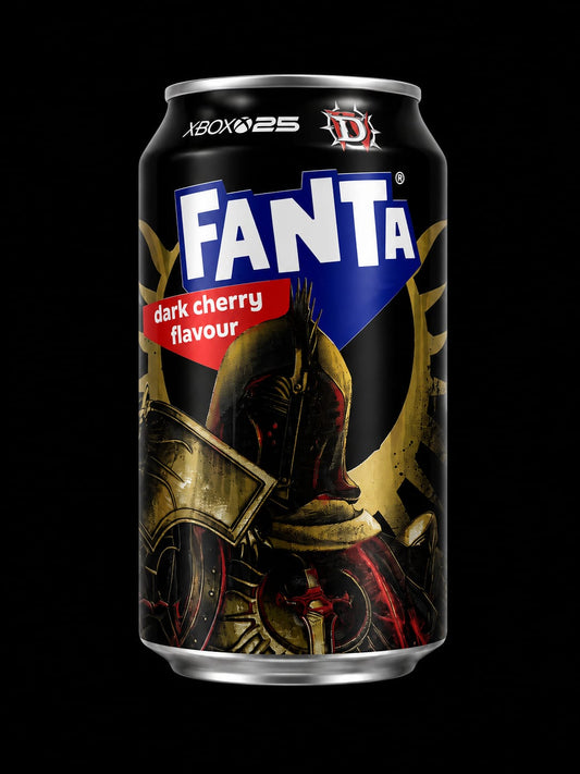 Fanta Dark Cherry Xbox 25 Limited Edition (330ml)