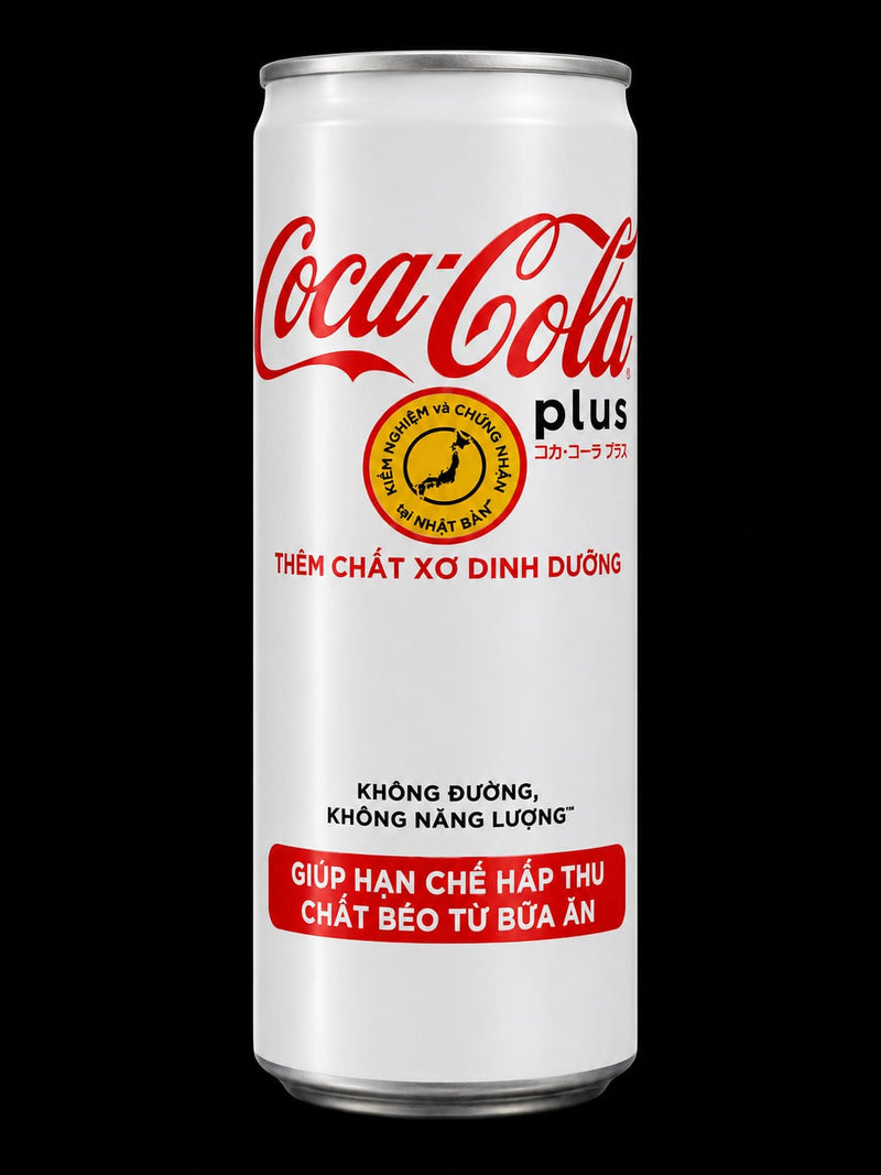 Coca-Cola Plus (Japan Fiber+ Zero Sugar)