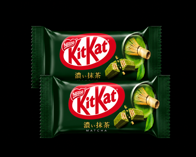 Japanese Nestlé KitKat Rich Matcha Chocolate Bars (Pack of 2)