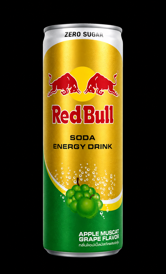 Red Bull Apple & Muscat Grape Energy Drink ( Zero Sugar )