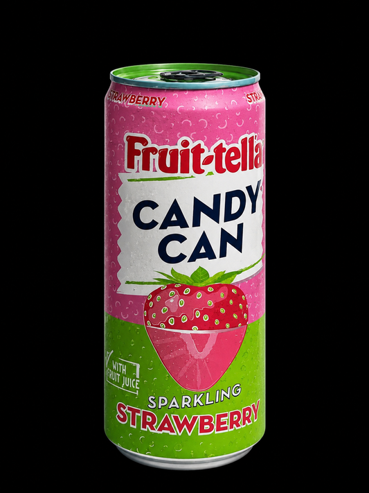 Fruit-tella Candy Can Sparkling Strawberry