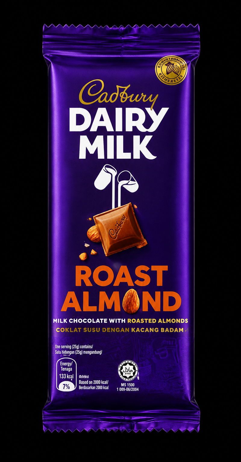Cadbury Dairy Milk Roast Almond Chocolate Bar
