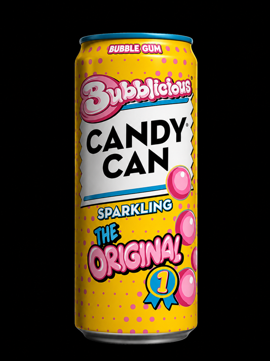 Bubblicious Candy Can Sparkling Bubble Gum