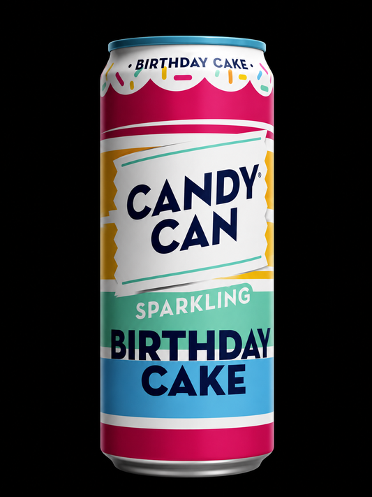 Candy Can Sparkling Birthday Cake