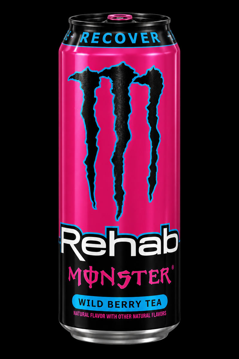 Monster Rehab Wild Berry Tea Energy drink