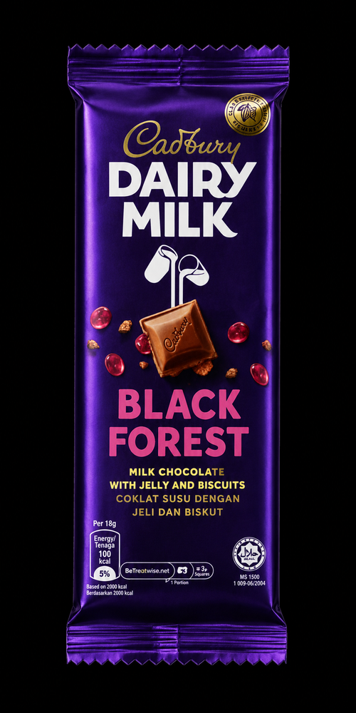 Cadbury Dairy Milk Black Forest Chocolate Bar (130g)