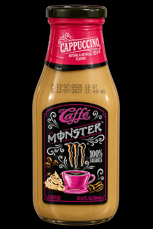 Monster Caffe Cappuccino Coffee Drink