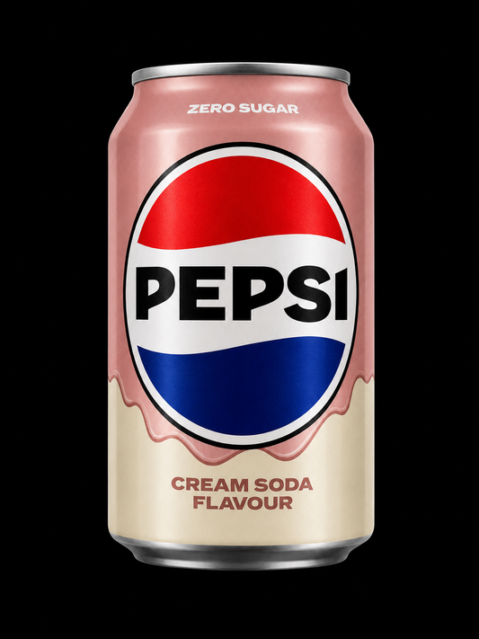 Pepsi Zero Sugar – Cream Soda Flavour (355ml)