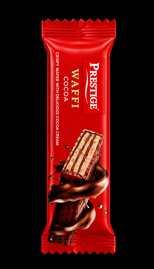 Prestige Waffi Cocoa Crispy Wafer -Dubai imported chocolate (Pack of 2)